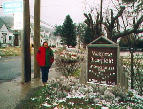 Claire by the Bluefields city marker