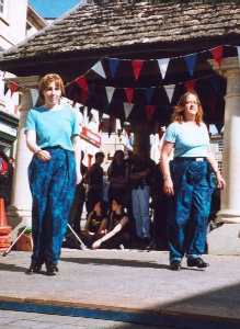 Kerry and Claire at Chippenham 2002 - click to enlarge